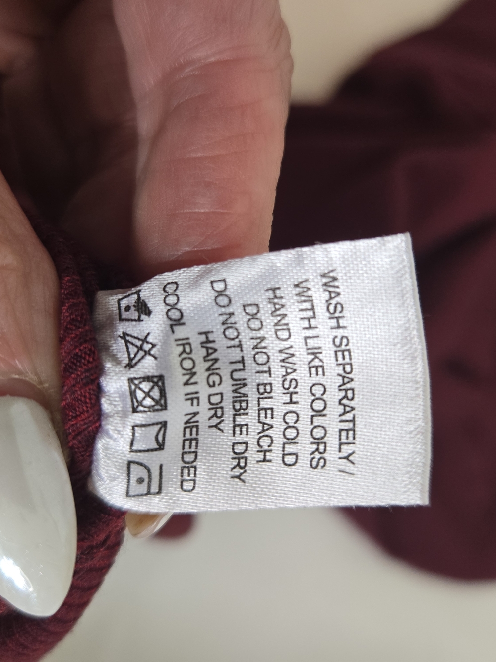 NWOT Lovers + Friends Burgundy Long-Sleeve Ruched Mini Dress Womens Size SMALL - Picture 9 of 15